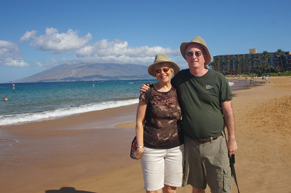 Mike & Linda on the Beach