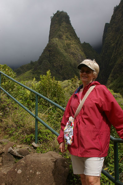 Linda and the Iao Needle