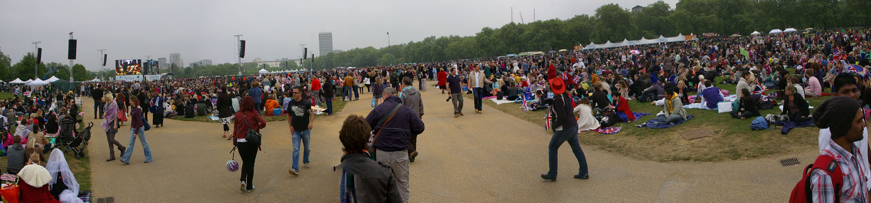 Crowd at Hyde Park