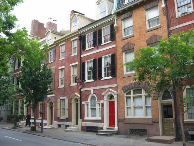 Row of Federal Period Homes