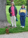 Linda and Chris in the Arboretum
