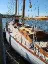 Wooden Boat Deck at Mystic Seaport