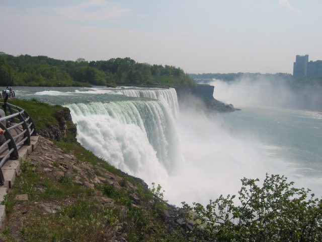 American Falls with Horseshoe Falls in Background